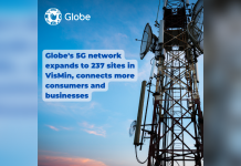 Globe’s 5G network expands to 237 sites in VisMin, connects more consumers and businesses