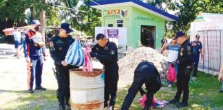 The Antique Police Provincial Office confiscated over the holidays over P38,000 of illegal firecrackers and boga. These were disposed of on Saturday, Jan. 7. ANTIQUE PPO PNP-PRO6 FACEBOOK PHOTO