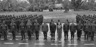 A total of 227 new soldiers of the Philippine Army's 3rd Infantry (Spearhead) Division ended their six months of rigid training through a closing ceremony held at the Division Grand Stand in Camp Peralta, Jamindan, Capiz, on Friday, Jan. 20, 2023. PHILIPPINE ARMY SPEARHEAD TROOPERS FB PHOTO