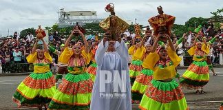 Tribu Arevalo performs at the 2023 Iloilo Dinagyang Festival Opening Salvo.