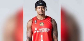 Bobby Ray Parks Jr. PHOTO BY NAGOYA DIAMOND DOLPHINS