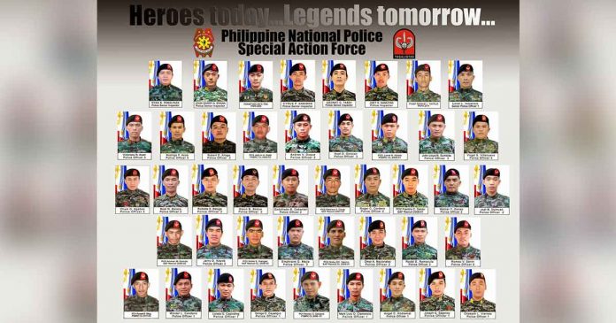 Photo courtesy of Philippine National Police - Special Action Force