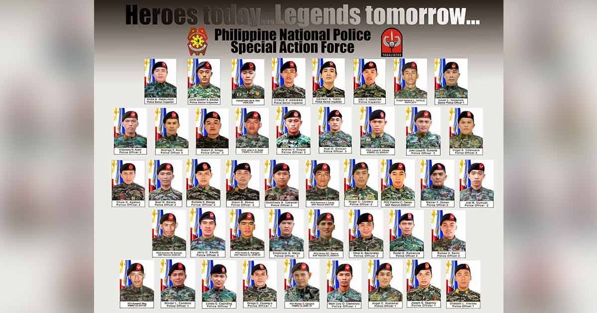 Malacañang honors fallen SAF 44 cops