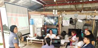 Jail Officer 2 Annaliza Dela Cruz, a registered nurse and Smoking Cessation Focal Person of the San Jose District Jail, discusses the management’s programs to reduce tobacco consumption both inside and outside the institution. SAN JOSE ANTIQUE BJMP FACEBOOK