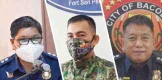 (from left to right) Santos, Gorero, Martir. PRO-6/PN/BCPO PIO Photo.