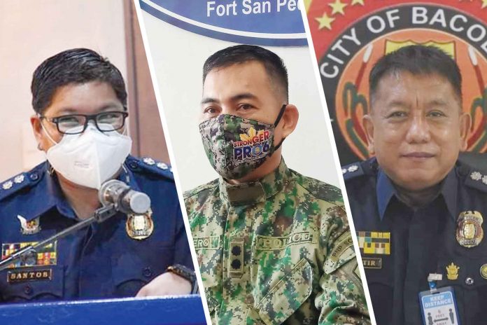 santos-gorero-martir (from left to right) Santos, Gorero, Martir. PRO-6/PN/BCPO PIO Photo.