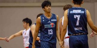 Matthew Aquino and the Shinshu Brave Warriors sweep their weekend matches against Utsonomiya Brex. KAISEN SPORTS PHOTO