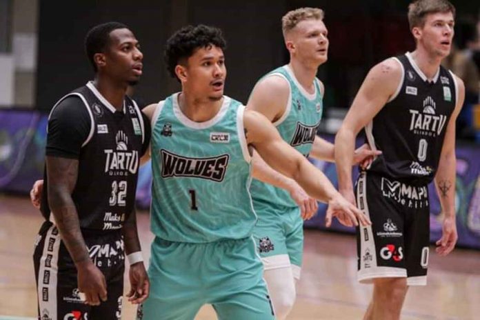 sports-gomez Filipino-Italian Juan Gomez de Liaño is impressive in BC Wolves’ 89-60 win over Valmiera Glass. PHOTO COURTESY OF BC WOLVES