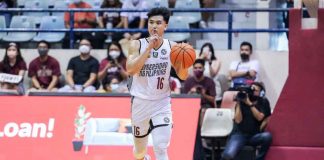 Former University of the Philippines Fighting Maroons guard Brix Ramos is among those being eyed by Iloilo United Royals-Cocolife for the 2023 MPBL season. UAAP PHOTO