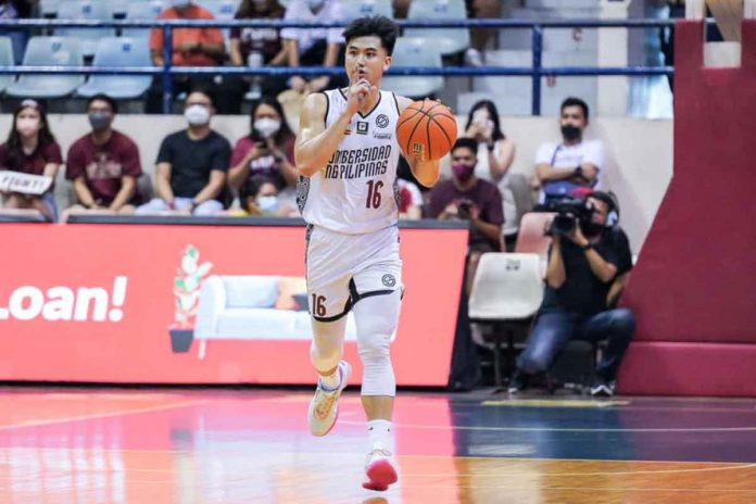sports-iloilo-united Former University of the Philippines Fighting Maroons guard Brix Ramos is among those being eyed by Iloilo United Royals-Cocolife for the 2023 MPBL season. UAAP PHOTO