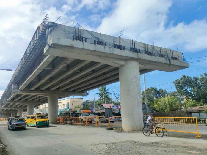 Aganan flyover The construction of the Aganan flyover in Barangay Aganan, Pavia, Iloilo is suspended while its design is still under review by the Department of Public Works and Highways. AJ PALCULLO/PN