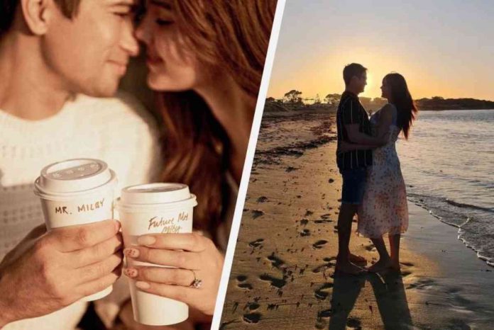 Catriona-Sam Sam Milby and Catriona Gray, who first went public with their relationship in May 2020, are now engaged. @CATRIONA_GRAY INSTAGRAM PHOTO
