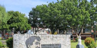 Panay Island commemorates the 37th death anniversary of former Antique governor Evelio Bellaflor Javier every Feb. 11. Photo shows Javier’s statue at the public park in San Jose de Buenavista town named after him.
