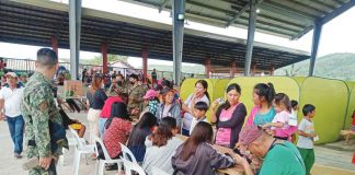 Over 700 residents of Barangay Oringao in Kabankalan City left their homes following a successive clashes between government troops and rebels. CARLO JALANDONI BOYAYOT