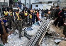 Pakistan mosque blast death toll rises to 87 Photo courtesy of Reuters