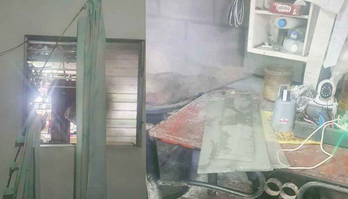 Town-official Millions in cash and checks were carted away by burglars from a house in Bacolod City. POLICE STATION 6 PHOTO