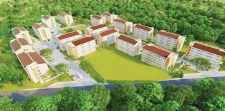 MORE HOUSING UNITS. The Iloilo City Government partners with the Department of Human Settlements and Urban Development and Pag-IBIG to build 10,000 housing units for the city’s informal settler. Photo shows the perspective of the Uswag Residential Complex in Barangay San Isidro, Jaro district where the first 1,200 housing units will be erected.