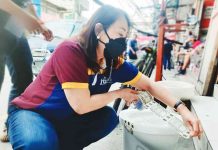 Department of Trade and Industry undersecretary Ruth Castelo sealed uncertified sanitary wares in Sta. Cruz, Manila on Jan. 20 2023. DTI PHOTO