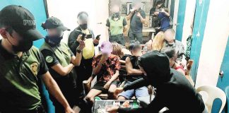 Seven persons were nabbed in an alleged drug den in Barangay 4, Roxas City on Monday. PDEA REGION 6