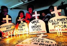 Families of slain drug war victims demand justice. PHILIPPINE DAILY INQUIRER PHOTO