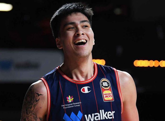 sports-kai-sotto Kai Sotto tallied 12 points in Adelaide 36ers upset win over Cairns Taipans. NBL PHOTO