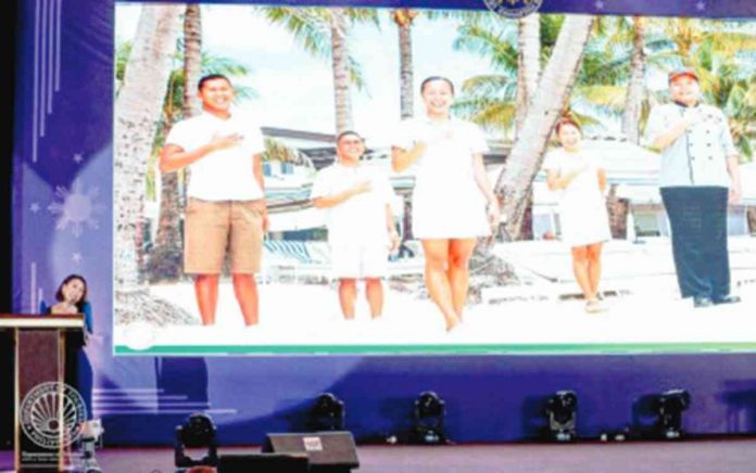 tourism projects Tourism secretary Christina Frasco delivers her message during the League of Municipalities of the Philippines General Assembly on Feb. 22. She says the Department of Tourism allotted P180 million for the “Tourism Champions Challenge” – a nationwide campaign to incentivize tourism development among cities and municipalities. DOT PHOTO