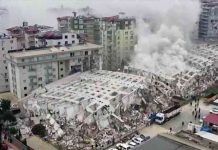 Quake-hit Turkey declares 3-month state of emergency Drone footage shows the earthquake aftermath in Turkey.