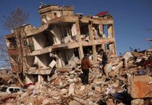 Turkey conflict hampers quake rescue efforts A building is left collapsed as an aftermath of a deadly earthquake which hit Kahramanmaras, Turkey last February 8, 2023. REUTERS/Stoyan Nenov