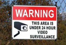 AMID SECURITY FEARS: Australia to remove China-made surveillance cameras Sign warning areas is under 24 hour video surveillance. GETTY IMAGES