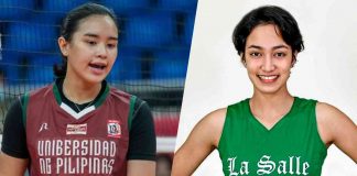 Ilongga Amie Provido of De La Salle University Lady Spikers and Talisaynon Nikha Cabasac of the University of the Philippines Fighting Maroons are among the Western Visayas-based players rostered for UAAP Season 85. PHOTOS BY DLSU SPORTS AND FITZ CARDENAS