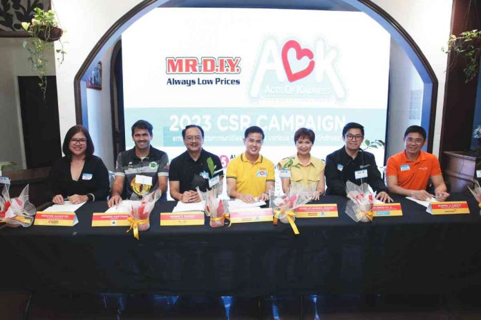 Mr.D.I.Y.'s A-OK campaign was launched at Myons Cuisine in Quezon City.