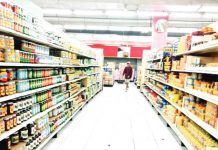 File photo shows food items sold at a supermarket in Bacolod City. In February this year, inflation rate in the city declined to 11.2 percent from 12.1 percent in January. PNA BACOLOD FILE PHOTO