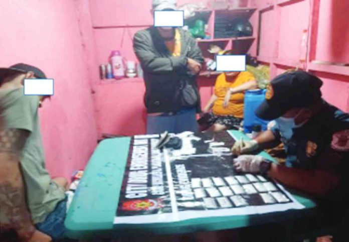 Birada Semana Joint elements of the Iloilo City Police Office - City Drug Enforcement Unit and Iloilo City Police Station 6 - Station Drug Enforcement Team seized P1,394,000 worth of suspected shabu in Barangay Calaparan, Arevalo district on March 14. ILOILO CITY POLICE STATION 6 PHOTO