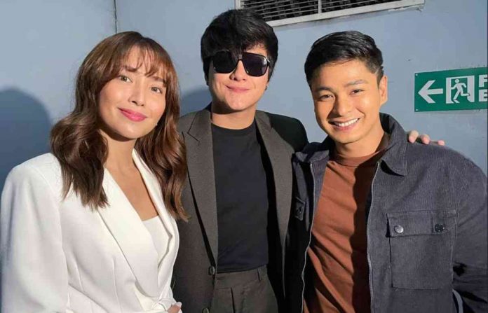 Kathniel-Coco Martin (From left) Kathryn Bernardo, Daniel Padilla and Coco Martin. MJ FELIPE/ABS-CBN NEWS PHOTO