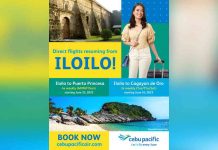 Cebu Pacific to Resume Iloilo Routes to Puerto Princesa, Cagayan De Oro