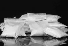 Crystal methamphetamine, known in the Philippines as “shabu,” contained in plastic sachets. INQUIRER.NET STOCK PHOTO