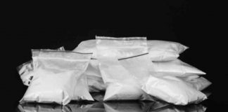 Crystal methamphetamine, known in the Philippines as “shabu,” contained in plastic sachets. INQUIRER.NET STOCK PHOTO