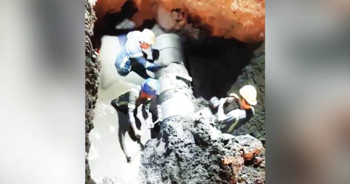 service-disruption Metro Pacific Iloilo Water (MPIW) seeks to reduce water losses by immediately repairing leaks and rehabilitating pipes. MPIW urges everyone to report leaks and illegal connections, and to use water responsibly.