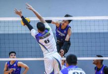 D’Navigators-Iloilo suffers first loss in Spikers’ Turf SPIKERS’ TURF PHOTO. D’Navigators-Iloilo’s Jade Disquitado scores against the defense of Imus AJAA Spikers’ Kim Malabunga.