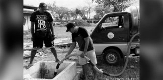 The water detention tank in La Paz plaza has already stored 1,300 cubic meters of water – enough to sustain the watering requirement of the plants in Iloilo City for more than two months. PHOTO COURTESY OF ENGR. NEIL RAVENA