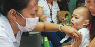 The City Health Office (CHO) targets to administer measles-rubella and oral polio vaccinations to 95 percent of children in Bacolod from May 1 to 31. UNICEF PHILIPPINES PHOTO