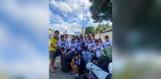 Iloilo province’s delegates for football boys elementary traveled to Aklan on Sunday, April 23, for the Western Visayas Regional Athletic Association Meet from April 26 to 30. CONTRIBUTED PHOTO