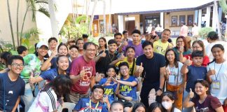 Roxas City, headed by Mayor Ronnie Dadivas (second row, fourth from right), sends off 145 athletes to represent Capiz province for the upcoming Western Visayas Regional Athletic Association Meet. RONNIE DADIVAS FACEBOOK PHOTO