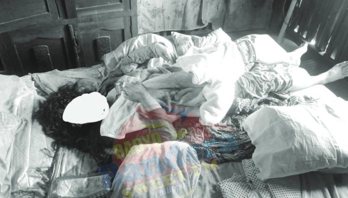 A dead woman was found with multiple hack wounds in Barangay Lumpatan, San Remigio, Antique on Tuesday, April 11. RADYO BANDERA ANTIQUE PHOTO