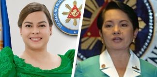 Duterte (left); Arroyo (right. Photo courtesy of Philippine Department of Foreign Affairs, Melyn R. Acosta/PCPO