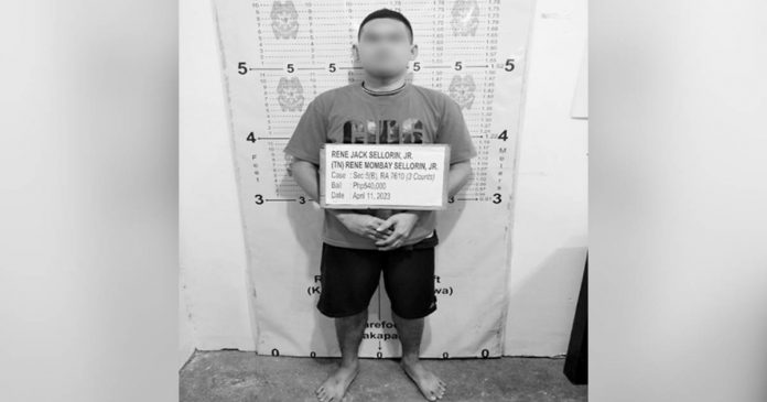 rene Thirty-two-year-old pastor Rene Mombay Sellorin Jr., accused of acts of lasciviousness, was arrested in Barangay Jibao-an, Pavia, Iloilo on April 11. PRO-6 PHOTO