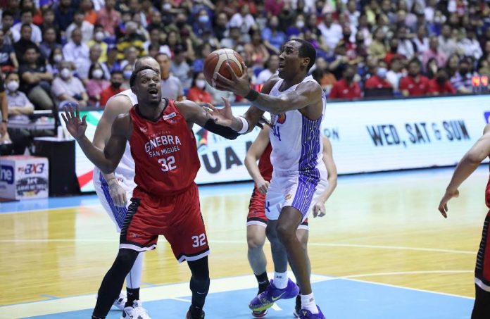 sports TNT pic and caption Rondae Hollis-Jefferson and TNT Tropang Giga look to finish off Justin Brownlee and two-time defending champions Barangay Ginebra San Miguel Kings in Game 6 of the 2022-2023 PBA Governors’ Cup finals tonight. PBA PHOTO