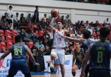 Allan Mangahas struggled offensively for Bacolod City of Smiles as they bowed to Quezon Huskers. MPBL PHOTO