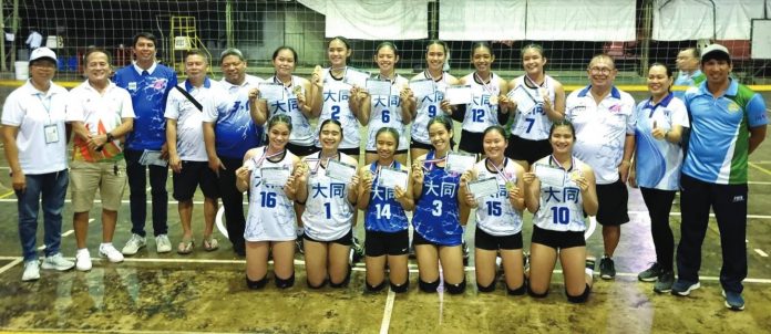 sports tay Members of the Bacolod Tay Tung High School Thunderbolts secondary girls volleyball team. PHOTO COURTESY OF JOSE MONTALBO
