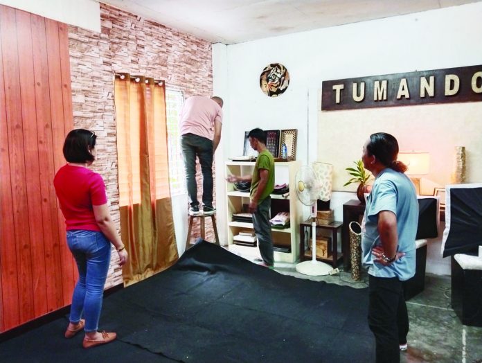 The Department of Science and Technology VI (DOST VI) recently conducted a site visit and assessment at Tumandok Crafts Industries (TCI), an indigenous furniture shop based in Bacolod City. The site visit and assessment activity was carried out by DOST-accredited consultancy on creative design, Mr. Romulo Tapel II of TrenDisenyo (rightmost) with assistance from Mr. John Michael Tingson from the Negros Occidental Provincial Science and Technology Officers.